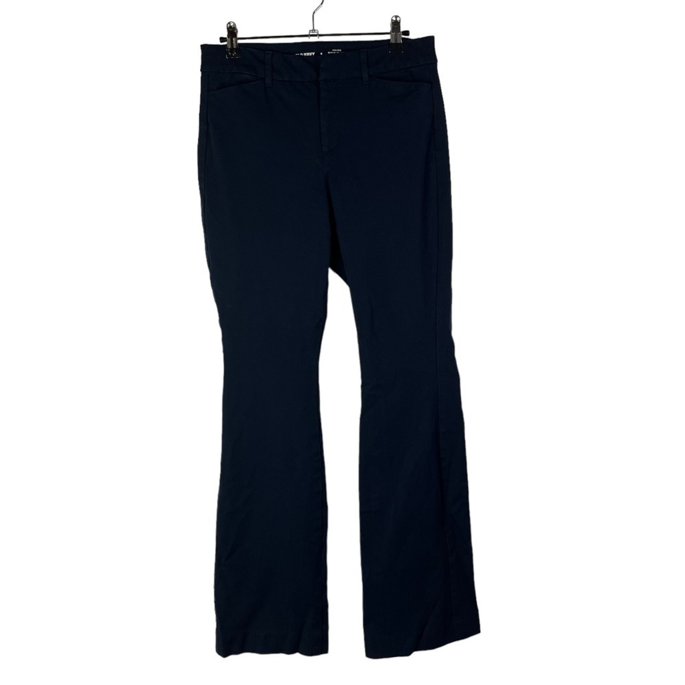 Old Navy High Rise Pixie Flare True Navy Pant‎ 6 - Picture 2 of 5